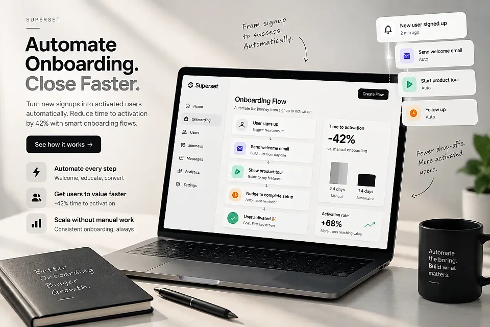 Onboarding automation, Superset